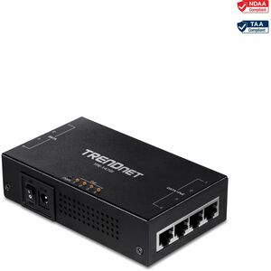 Trendnet TPE-147GI, Gigabit Ethernet, 1000 Mbit/s, IEEE 802.3, IEEE 802.3ab, IEEE 802.3af, IEEE 802.3at, IEEE 802.3u, Schw