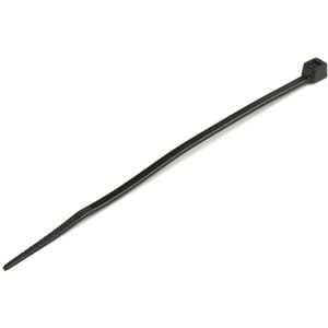 Kabelbinder 100x2 mm, Selbstsichernde Nylon-Kabelbinder mit Gebogener Spitze, 8 kg Zugfestigkeit, 1000 Stück, Schwarz - Ka