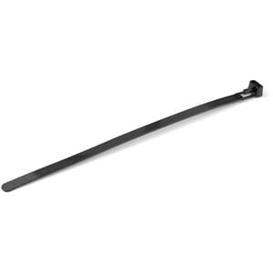 StarTech.com Kabelbinder - 203x4 mm, lösbare Nylonbinder, Innen- und Außenbereich, 94V-2/UL, schwarz, 100 Stück - Kabelbin