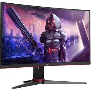 AOC C24G2AE 24 Zoll Class Full HD Gekrümmter Bildschirm Gaming-LCD-Monitor - 16:9 Format - Rot - 59,9 cm (23,6 Zoll) Viewa