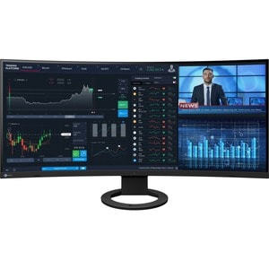 EIZO FlexScan EV3895-BK, 95,2 cm (37.5"), 3840 x 1600 Pixel, UltraWide Quad HD+, LED, 5 ms, Schwarz