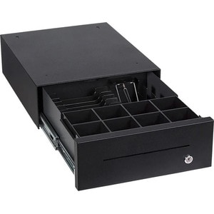 ANKER MDX32 Kassenlade - 6 Banknotenfächer - 10 Münzfächer - 3 Schließmodi - Stahl - Anthrazit - 125 mm Höhe x 324 mm Brei