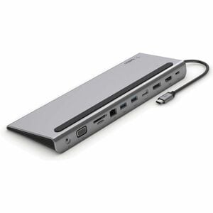 Belkin Connect USB-Typ C Docking Station für Notebook/Tablet-PC/Monitor - Ladefunktion - Speicherkartenleser - SD, microSD