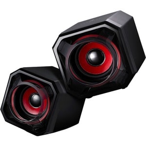 SureFire Gator Eye, 2.0 Kanäle, Kabelgebunden, 2,5 W, 80 - 20000 Hz, 3 Ohm, Schwarz, Rot