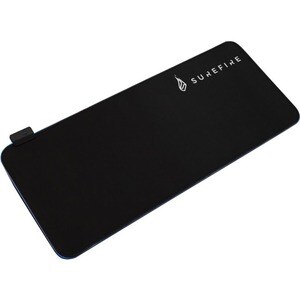 SUREFIRE Silent Flight RGB-680 Gaming-Mauspad - 3 mm x 680 mm x 280 mm Abmessung - Polyester, Naturkautschuk - Rutschfest,