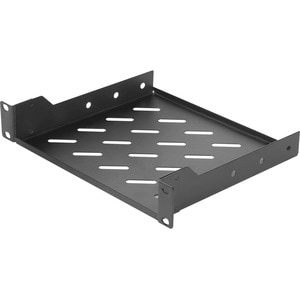 Digitus DN-10-TRAY-2-B 1U Rackmount Rack-Regal für Networking, Server200 mm Rack Depth - Schwarz - Stahl - 25 kg Maximale 