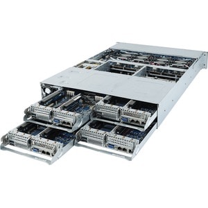 Gigabyte H252-Z10 Barebone-System - 2U Rackmount - Socket SP3 - 1 x Prozessor-Support - AMD Chip - 128 GB DDR4 SDRAM DDR4-