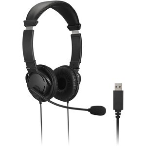 KENSINGTON HIFI USB HEADPHONES WITH MIC AND VOLUME CONTROL BUTT