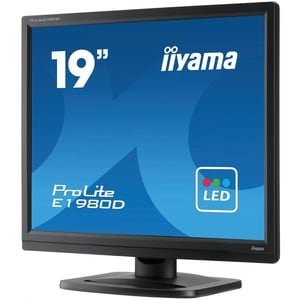 iiyama ProLite E1980D-B1 19 Zoll Class SXGA LCD-Monitor - 5:4 Format - 48,3 cm (19 Zoll) Viewable - Twisted Nematic (TN) -