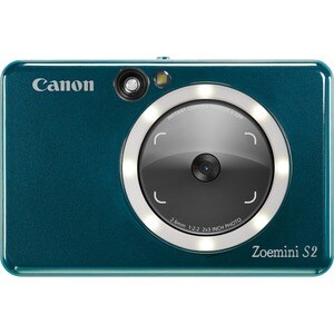 Canon Zoemini S2. Produktfarbe: Türkis, Maximum Brennweite (äquivalent 35 mm Kleinbild): 25,7 mm, Fotopapiergrössen (imper