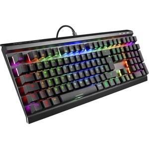 Sharkoon Skiller SGK60 Robust Gaming-Tastatur - Kabel Konnektivität - USB-Typ C Schnittstelle - RGB LED - Deutsch - Mechan