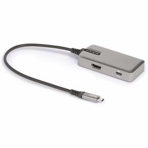 StarTech.com USB-C Multiport Adapter, USB-C auf 4K 60Hz HDMI 2.0, 100W PD, 3-Port USB 3.1 Hub, Reiseadapter/Docking Statio