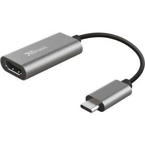 Trust Dalyx USB-Typ C Docking Station für Notebook/Tablet/Monitor - 4K - 3840 x 2160 - 1 x USB-Anschlüsse - USB Typ C - 1 