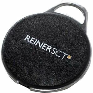 Reinersct timeCard Premium RFID-Tag - 35 mm Durchmesser - Mattschwarz - 100 Pack