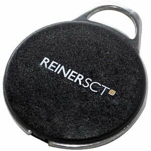 Reinersct timeCard Premium RFID-Tag - 35 mm Durchmesser - Mattschwarz - 25 Pack