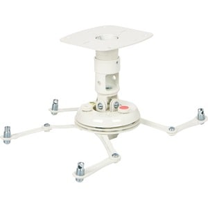 UNIVERSAL PROJECTOR MOUNT WITH INTEGRATED COUPLER WHITE