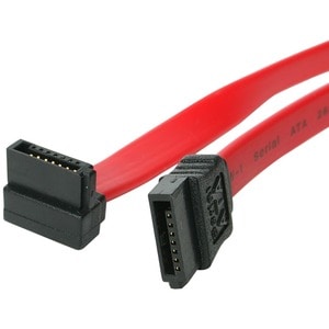 18IN INTERNAL STRAIGHT SATA TO RIGHT ANGLE SATA SERIAL ATA CABLE