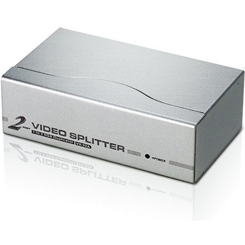 2PORT VIDEO SPLITTER W/ SUPPORT UP TO 1280 X 1024