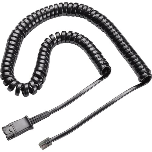 U10P COILED CORD QD TO MODULAR PLUG DISCONNECT