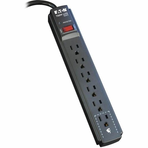 6OUT SURGE STRIP 6 FT CORD 790 JOULES BLACK 5-15P MOUNTABLE