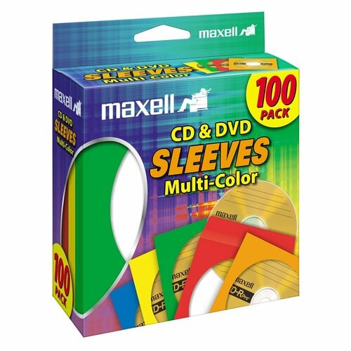 MAXELL CD/DVD SLVS MULTI CLR CD