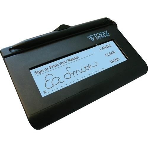 TOPAZ SIGLITE LCD 1X5 USB NON-BACKLIT INCLUDES SIGPLUS SW
