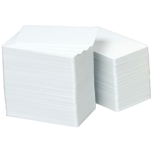 Badge Zebra Premier Plus - 100 - Blanc - Chlorure de polyvinyle (PVC).
