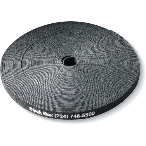 BLACK 5/8INX75FT HOOK AND LOOP CABLE WRAP