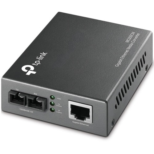 TP-Link MC200CM Transceiver/Medienkonverter - 2 Anschluss(e) - 1 x Netzwerk (RJ-45) - 1 x SC - Twisted Pair, Glasfaserleit