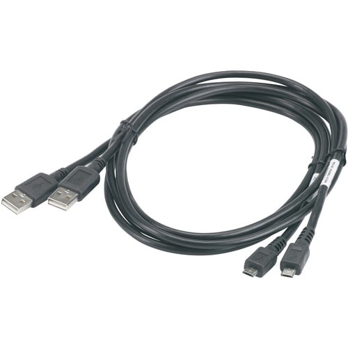 Zebra Micro-USB/USB Datentransferkabel für Mobilcomputer - 1 - Zweiter Anschluss: 1 x 5-pin Micro USB Type B - Male - Schwarz