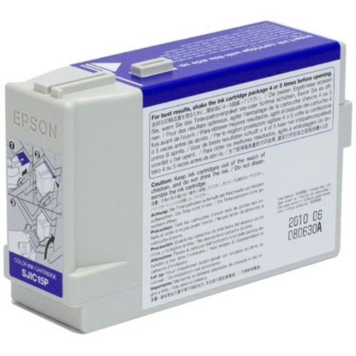 Epson SJIC15P Tintenstrahl Tintenpatrone - Cyan, Magenta, Gelb - Original - 1er Pack - Tintenstrahl - 1er Pack