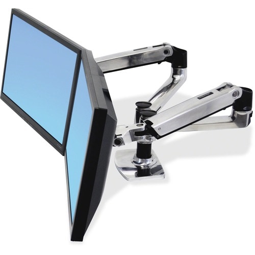 Ergotron 45-245-026 Mounting Arm for Flat Panel Display - Silver - 27" Screen Support - 40 lb Load Capacity - 75 x 75, 100