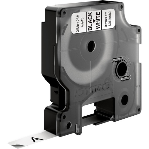 DYMO D1 - Standardetiketten - Schwarz auf Weiß - 9mm x 7m, Schwarz auf weiss, Polyester, Belgien, -18 - 90 °C, DYMO, Label