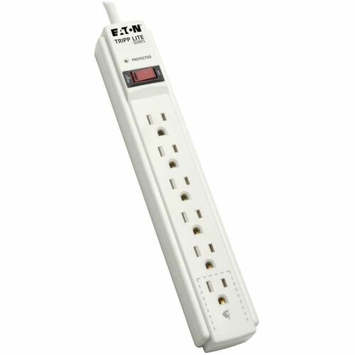 6OUT SURGE PROTECTOR STRIP 790 JOULE 5-15P MOUNTABLE 6FT CORD