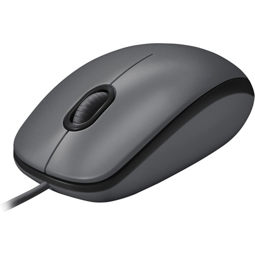 M100 USB CORDED OPTICAL WHEEL MOUSE BLACK