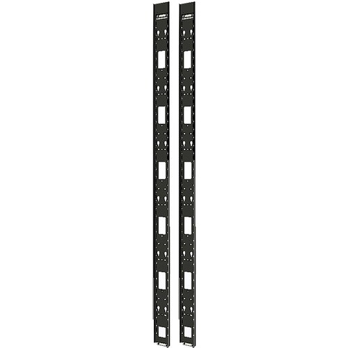 Acheminement de câbles APC by Schneider Electric AR7501 - Noir - 2 Pack - Panneau gestion câble - 42U Hauteur