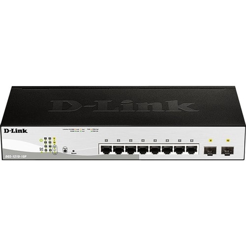 SMART MANAGED 8PORT GIGABIT SWITCH WITH 2 COMBO SFP 65W POE