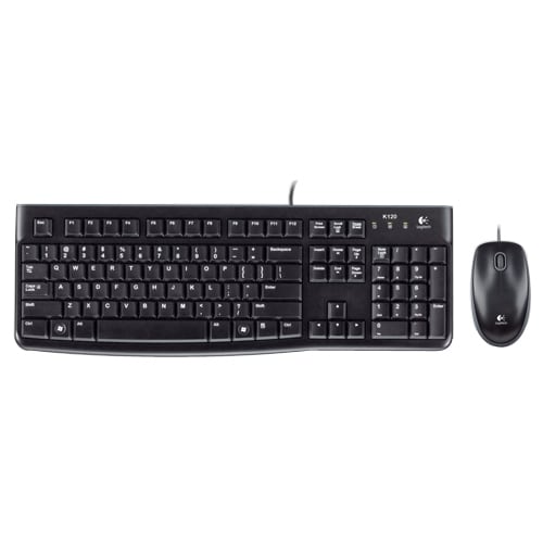 COMBO CLAVIER SOURIS MK120 NOIR FILAIRE USB AZERTY FR            FR