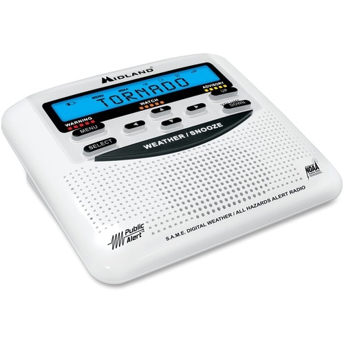 WEATHER ALERT RADIO NOAA BOX S.A.M.E. 25 COUNTIES 3X AA BACK UP