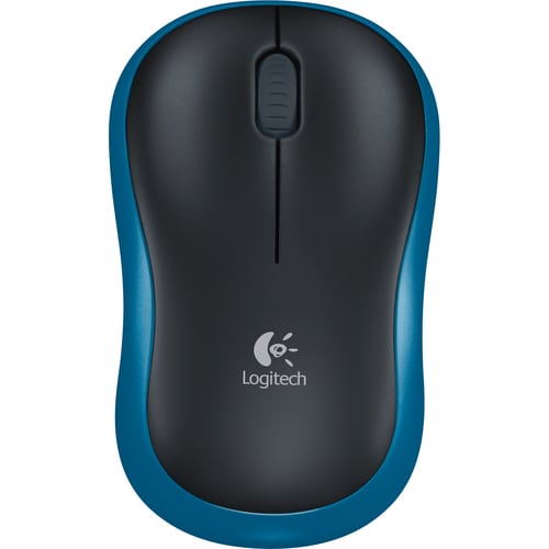 SOURIS OPTIQUE SANS FIL- M185 2.4GHZ BLEU                      IN