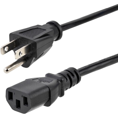 6FT COMPUTER POWER CORD NEMA5-15P TO C13 14AWG