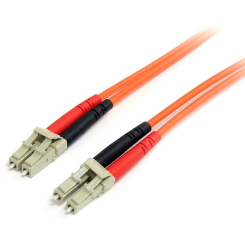 StarTech.com Câble patch à fibre optique duplex 62,5/125 multimode 2 m LC - LC - 2e bout: 2 x LC Network - Male - 10 Gbit/