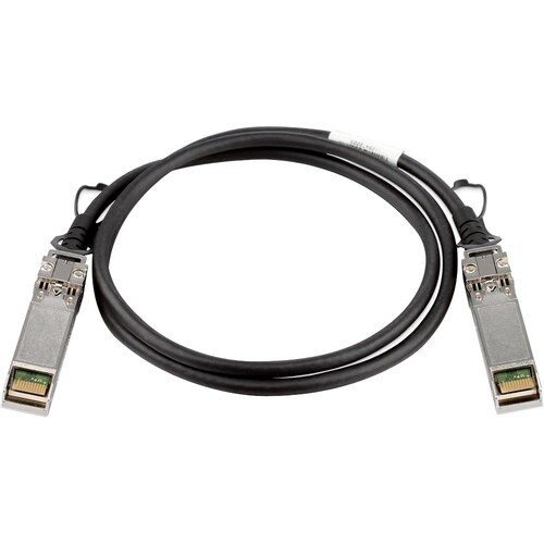 D-Link DEM-CB100S 1 m Netzwerkkabel für Netzwerkgerät - Erster Anschluss: SFP+ Netzwerk - Schwarz