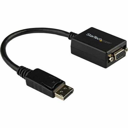 StarTech.com DisplayPort® auf VGA Video Adapter / Konverter mit bis zu 1920x1200 (Stecker/Buchse) - Schwarz
