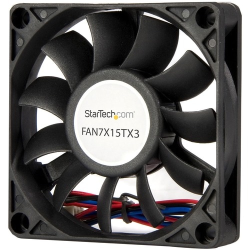 StarTech.com 70mm Gehäuselüfter - Lüfter für PC Gehäuse mit 3-pin Molex Stecker - 70 mm Maximum Fan Diameter - 47,50m³/h M
