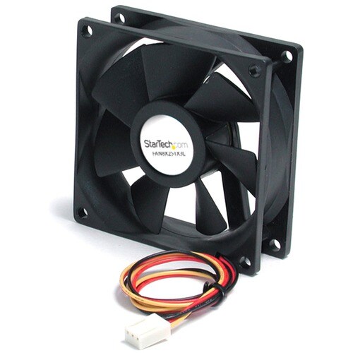StarTech.com 80mm Gehäuselüfter - Lüfter für PC Gehäuse mit 3-pin Molex Stecker - 80 mm Maximum Fan Diameter - 753,2 L/Min