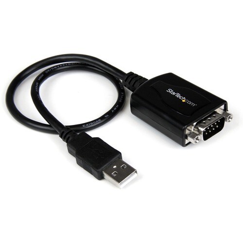 StarTech.com USB 2.0 auf Seriell Adapter - USB zu RS232 / DB9 Konverter (COM) 0,3m - Schwarz