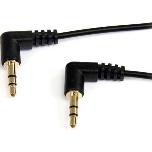 StarTech.com 90cm 3,5mm Klinke Audiokabel rechts gewinkelt - Stecker/Stecker - Cable for Audiogerät, iPod, iPhone, iPad, M