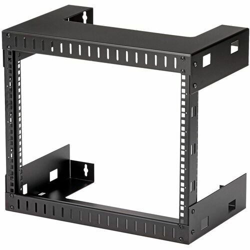 StarTech.com 2-Pfosten 8HE Heavy-Duty Wandmontage Netzwerk-Rack, 19" Open Frame Server Rack, 12" Tief, Wandmontage Daten-R