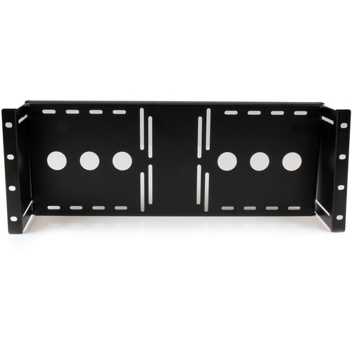 StarTech.com 4 HE Universal VESA LCD-Monitorhalterung für 19 Zoll Rack oder Schrank, TAA-konform, Halterung aus kaltgepres